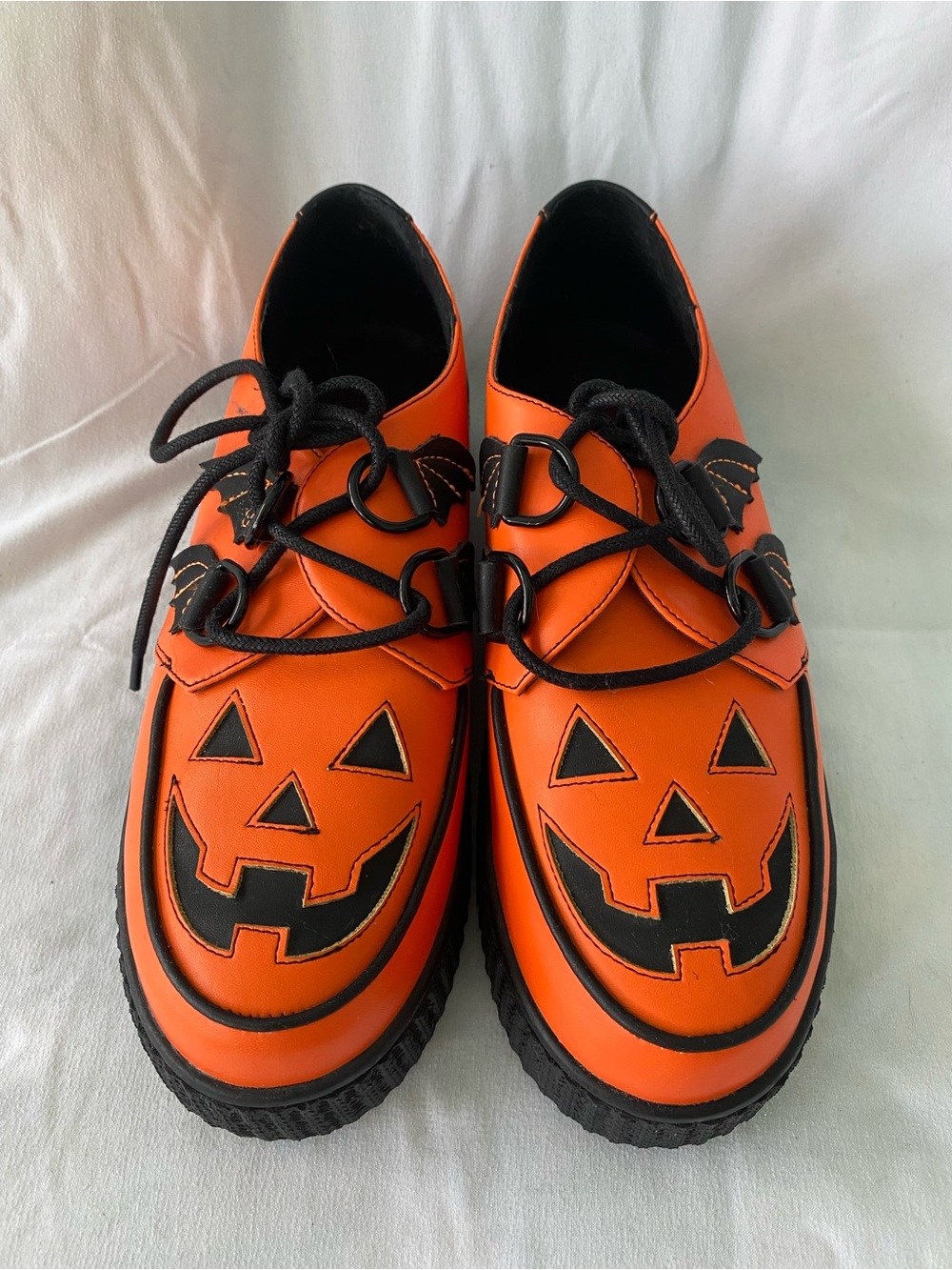 Orange & Black Jack-O-Lantern Creepers
